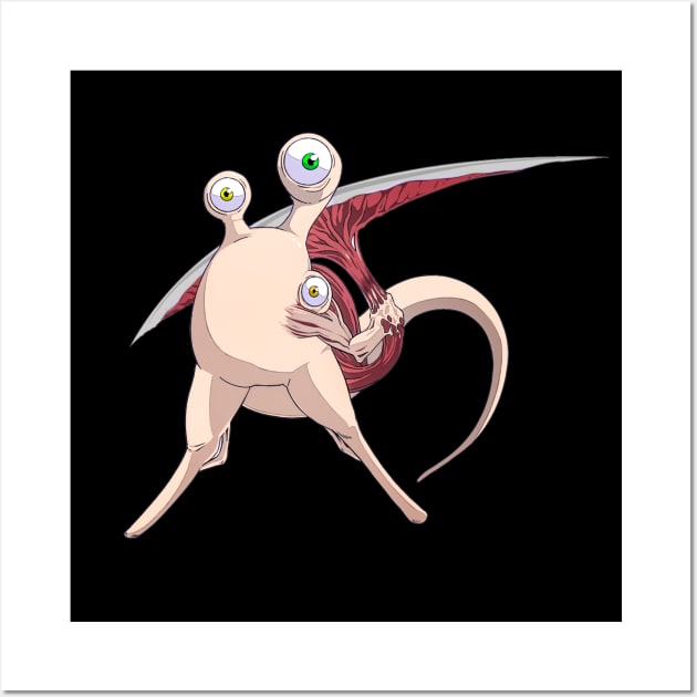 parasyte creature Wall Art by Sparkledoom